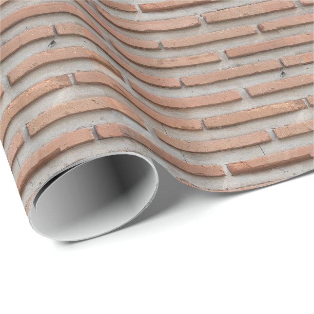 Papier Cadeau Brick wall (Coin rond)