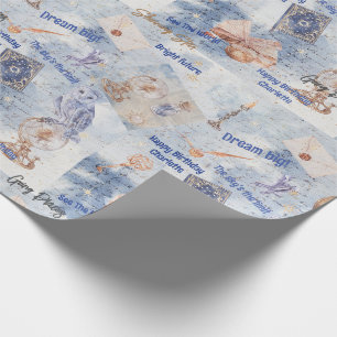 Papier Cadeau Bright Future Mystical Birthday Ado Ajouter un nom
