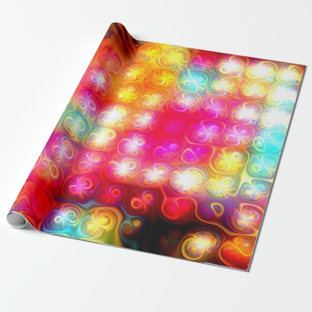 Papier Cadeau Brillance kaléidoscopique : inspiré par le verre (Déroulé)