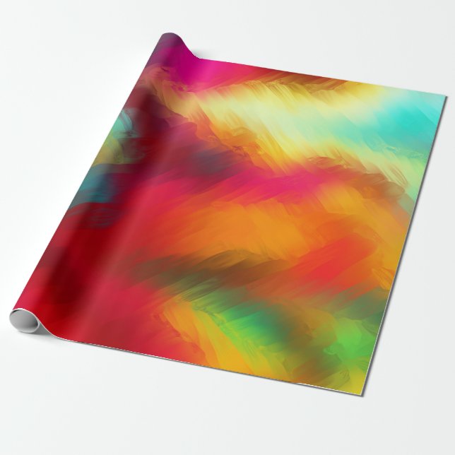 Papier Cadeau Brillance kaléidoscopique : inspiré par le verre (Déroulé)