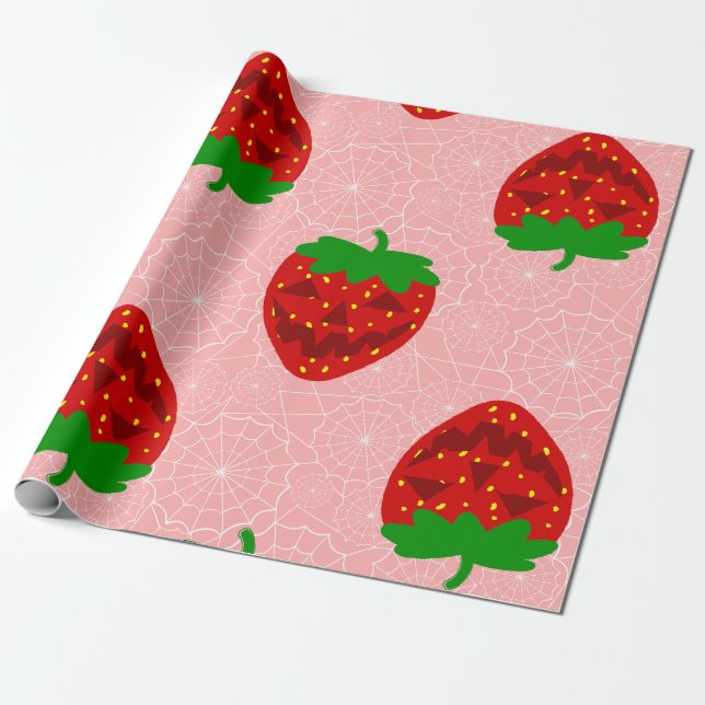 Papier Cadeau brindille d'halloween rockabilly (Déroulé)