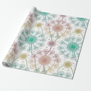 Papier Cadeau Brise de Dandelion Whimsical - Pastel Botanique