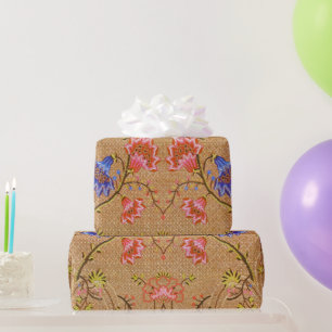 Papier Cadeau Brocade en or rouge impériale de Nanjing