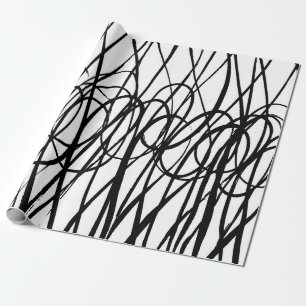 Papier Cadeau Brosse le motif abstrait. Grunge texture. Arrière-