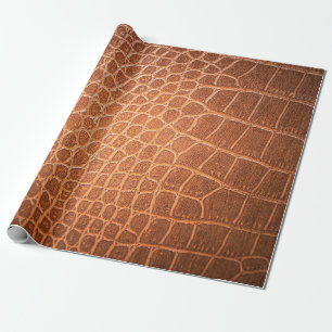 Papier Cadeau Brown skin leather texture backgroundskin,abstract