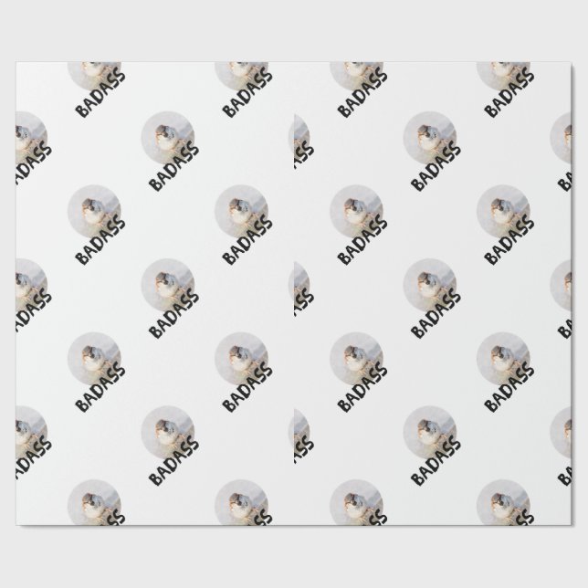 Papier Cadeau Bruant - Badass (Couture)