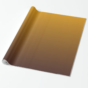 Papier Cadeau Brun épicé Ombre d'or