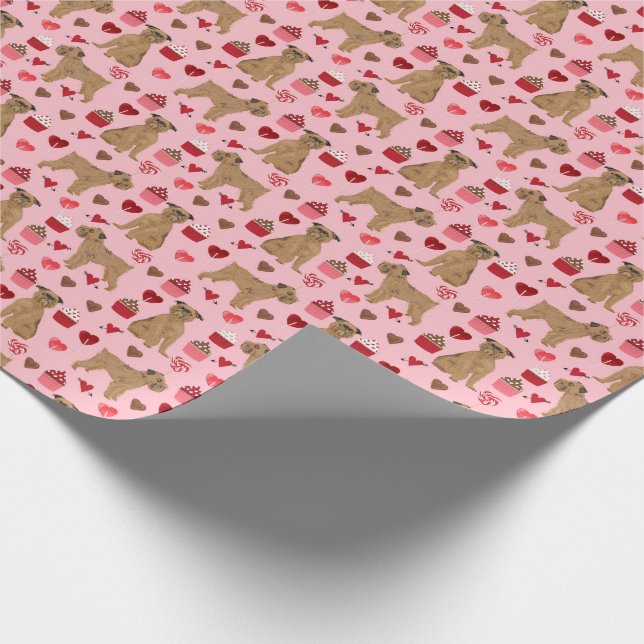 Papier Cadeau Bruxelles Griffon Love Valentines Cadeau Enveloppe (Coin)