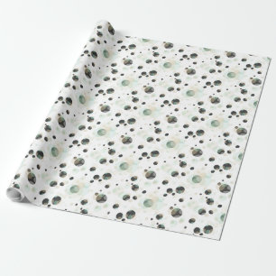 Papier Cadeau BUBBLES Élégance n'importe quelle couleur