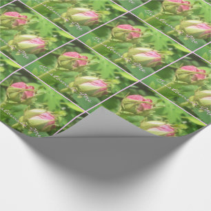Papier Cadeau Buds roses