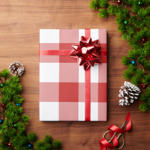 Papier Cadeau Buffle rouge de Noël déposé