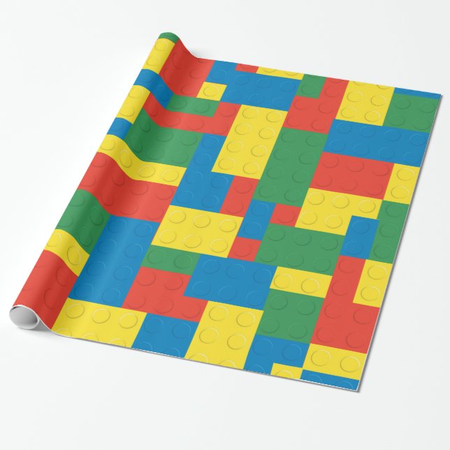Papier Cadeau Building blocs (Déroulé)