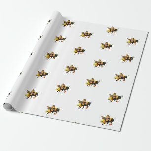 Papier Cadeau BumbleBee transportant du pollen