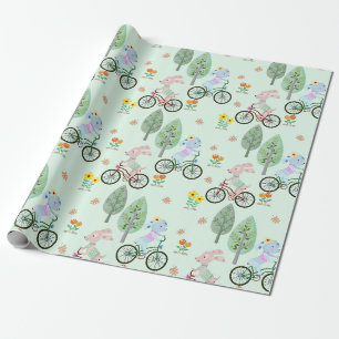Papier Cadeau Bunnies dans le parc
