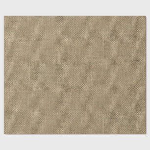 Papier Cadeau Burlap Beige naturel