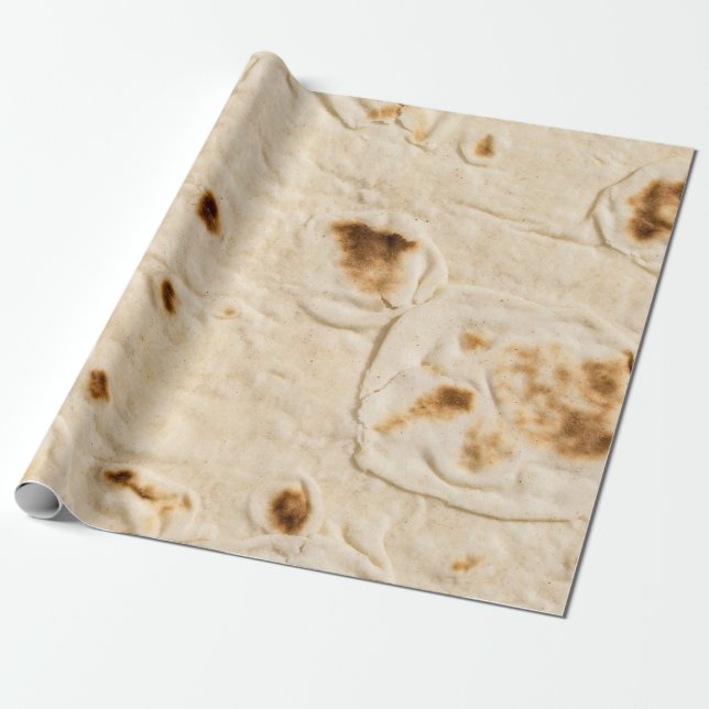 Papier Cadeau Burritos, Tortilla géante (Déroulé)