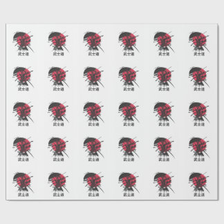 Papier Cadeau Bushido Spirit: Samurai Warrior Aesthetic