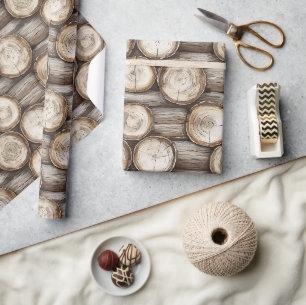 Papier Cadeau Cabine du bois
