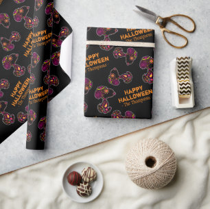 Papier Cadeau cacahuètes   Jour décoré du chien