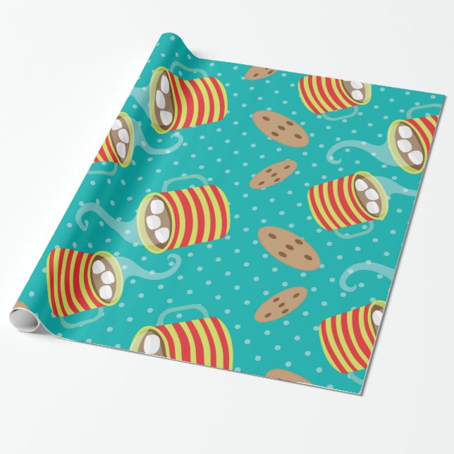 Papier Cadeau Cacao et papier d'emballage de vacances de (Déroulé)