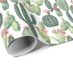 Papier Cadeau Cactus du désert   Thème Désert