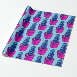 Papier Cadeau Cactus Lover Motif Plante 