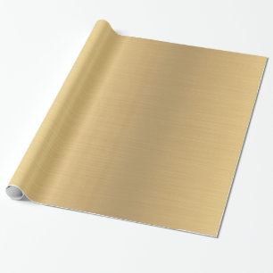 Papier Cadeau Cadeau brillant élégant moderne d'or fascinant