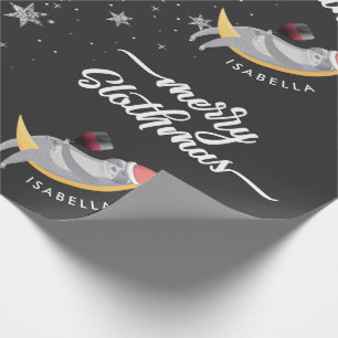 Papier Cadeau Cadeau customisé de Joyeux Noël de paresse