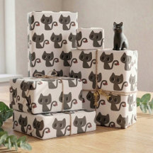 Cadeau d'anniversaire à motif de chat noir mignon