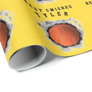 Papier Cadeau Cadeau de basket-ball créatif