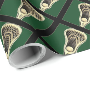 Papier Cadeau Cadeau de crosse verte