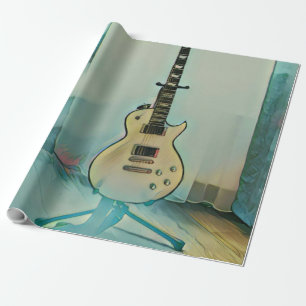 Papier Cadeau cadeau de guitare classique pour papa