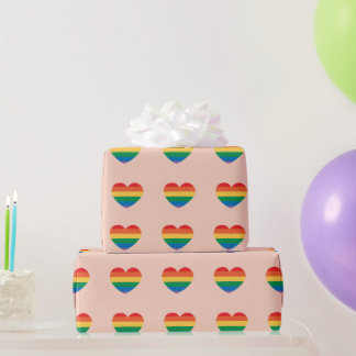 Papier Cadeau Cadeau de neurodiversité pour l'autisme à cœurs ar