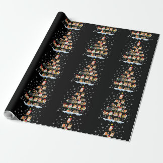Papier Cadeau Cadeau de Noël aux cochons de Guinée