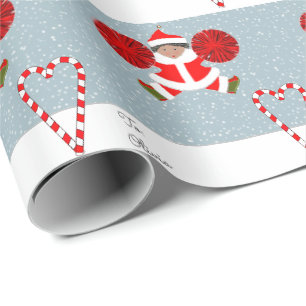 Papier Cadeau Cadeau de Noël de meneuse de claque