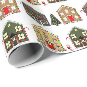 Papier Cadeau Cadeau de Noël de vacances pour agent immobilier