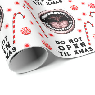 Papier Cadeau Cadeau de Noël Dentist