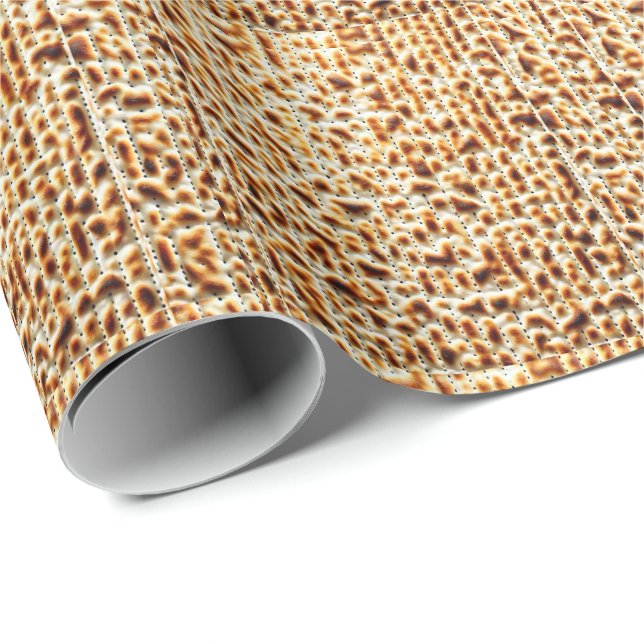 Papier Cadeau Cadeau de Pâque, Matzah פ ס Seder ח (Coin rond)