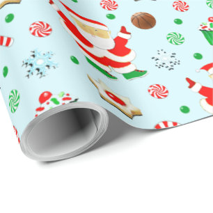 Papier Cadeau Cadeau de vacances créatif pour le basket-ball