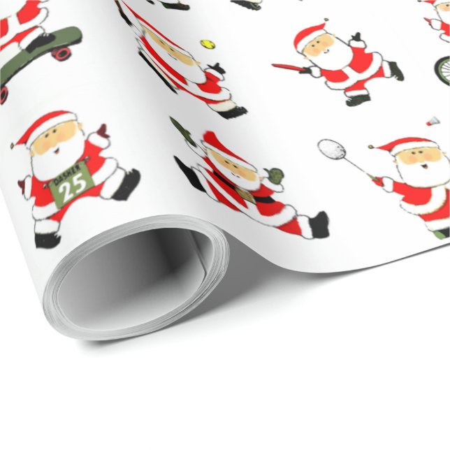 Papier Cadeau Cadeau de vacances de Noël (Coin rond)