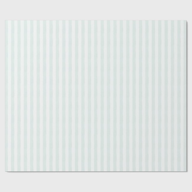 Papier Cadeau Cadeau doux et doux en poudre Bleu en bande (Plat)