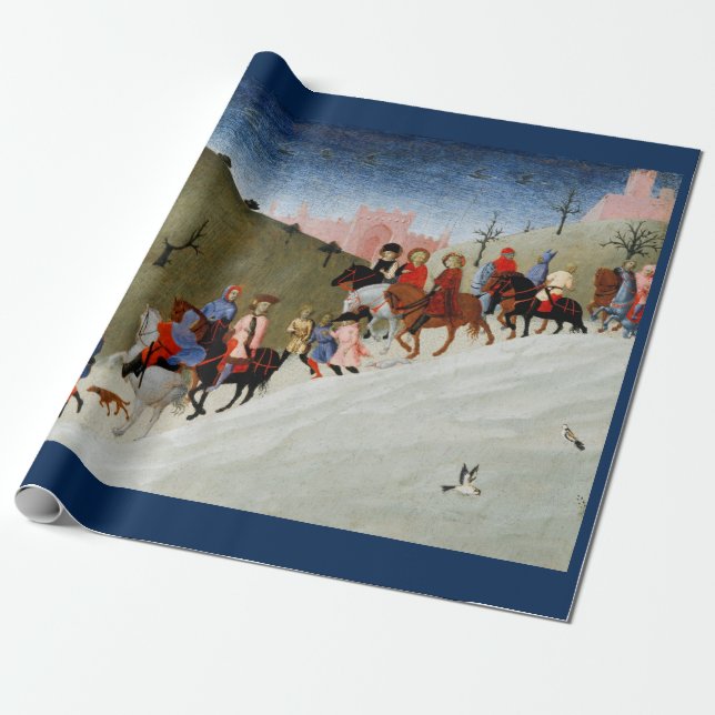 Papier Cadeau Cadeau du Magi Christmas Wrapping Papier (Déroulé)