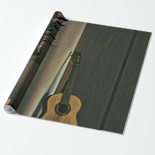 Papier Cadeau cadeau guitariste cool