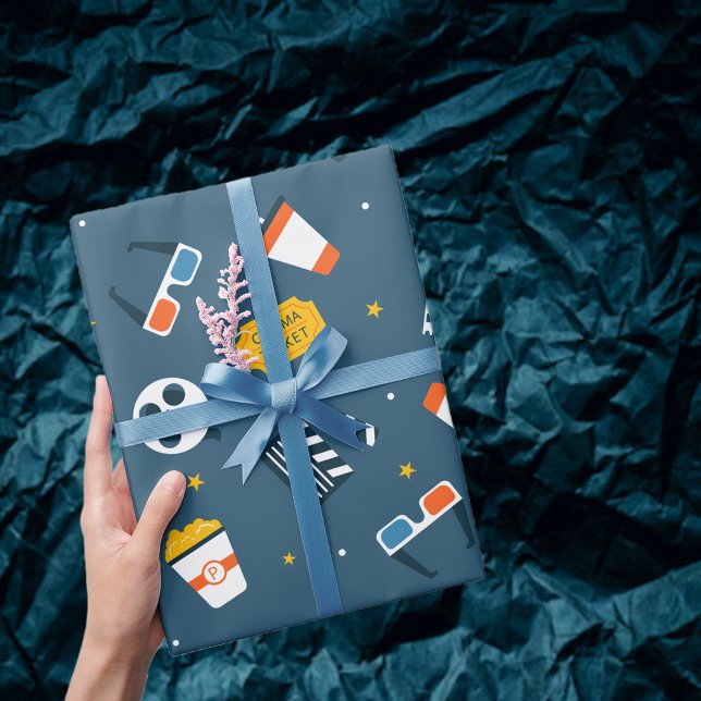 Papier Cadeau Cadeau Iconique De La Nuit Du Film (Créateur téléchargé)