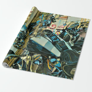 Papier Cadeau Cadeau moto