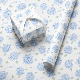 Papier Cadeau Cadeau personnalisé de fête de mariage avec horten