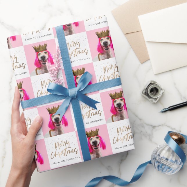 Papier Cadeau Cadeau personnalisé photo visage de Noël (Cadeaux)