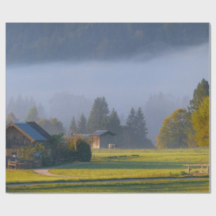 Papier Cadeau Cadeau pittoresque de cabine de photo d'extérieur