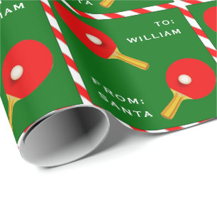 Papier Cadeau Cadeau pour joueur de tennis de table Ping-Pong