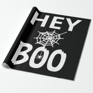 Papier Cadeau Cadeau Spider   Hey Boo Halloween Funny Spider Web
